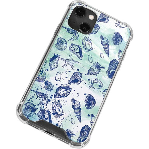 Sea Shell Variety iPhone 13 Mini Clear Case