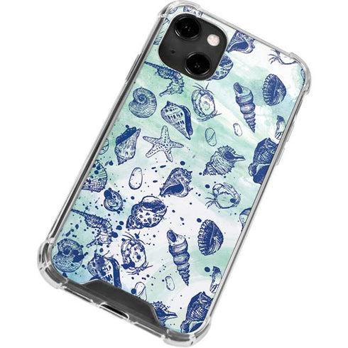 Sea Shell Variety iPhone 14 Clear Case