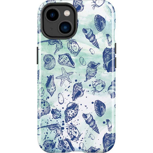 Sea Shell Variety iPhone 14 Plus Impact Case