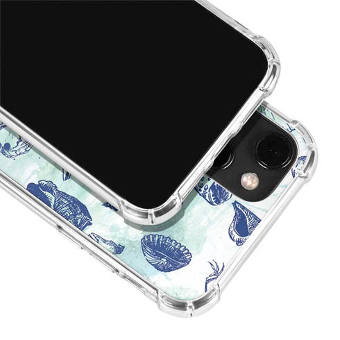 Sea Shell Variety iPhone 14 Plus Clear Case