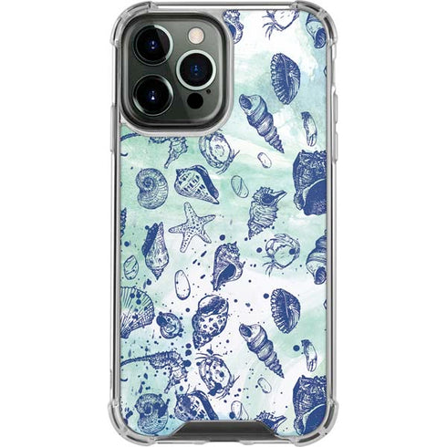 Sea Shell Variety iPhone 14 Pro Max Clear Case