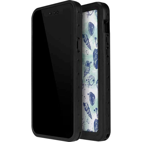 Sea Shell Variety iPhone 15 Plus Waterproof Case