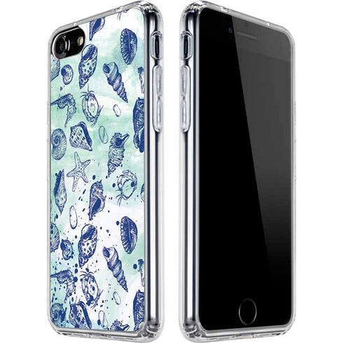 Sea Shell Variety iPhone SE (2nd & 3rd Gen) Clear Case