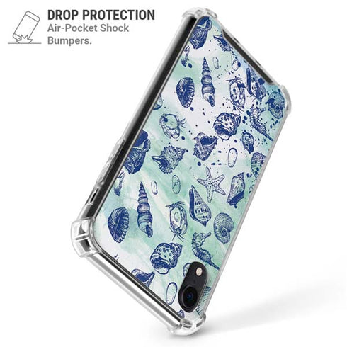 Sea Shell Variety iPhone XR Clear Case