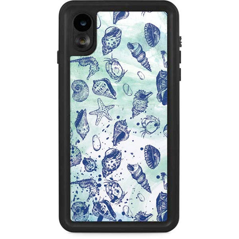 Sea Shell Variety iPhone XR Waterproof Case