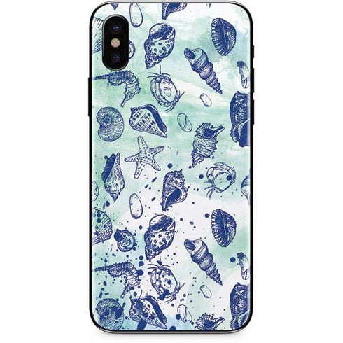 Sea Shell Variety iPhone XS Skin