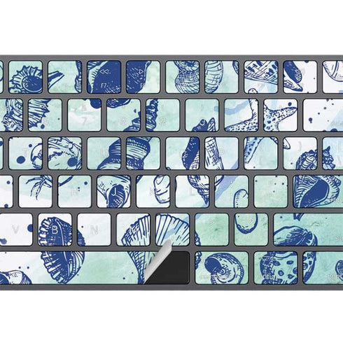 Sea Shell Variety Magic Keyboard with Numeric Keypad Skin