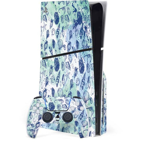 Sea Shell Variety PS5 Slim Disk Bundle Skin