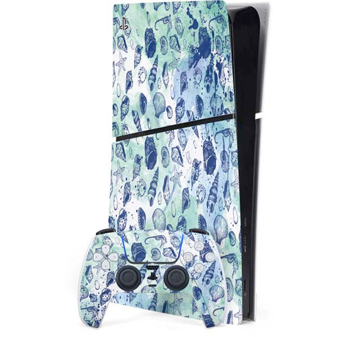 Sea Shell Variety PS5 Slim Digital Edition Console Skin