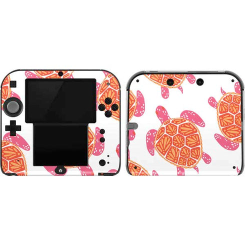 Cat Coq Sea Turtles Nintendo 2DS Skin