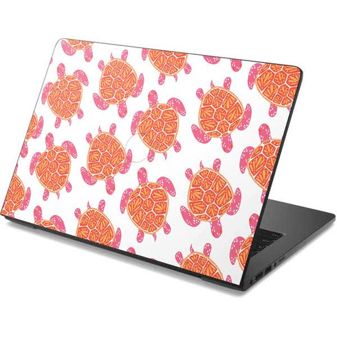 Cat Coq Sea Turtles Dell Chromebook Skin