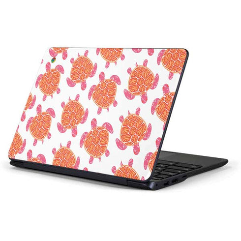 Cat Coq Sea Turtles Samsung Chromebook Skin