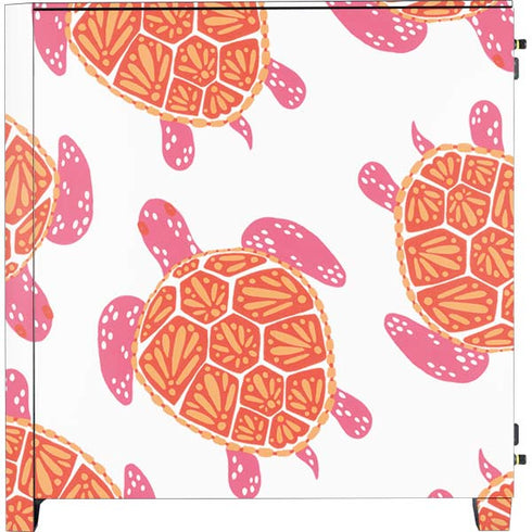 Cat Coq Sea Turtles Corsair 4000D Tempered Glass Mid-Tower ATX Case Skin