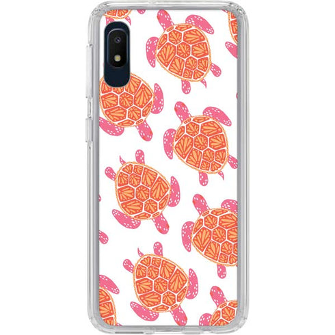 Cat Coq Sea Turtles Galaxy A10e Clear Case