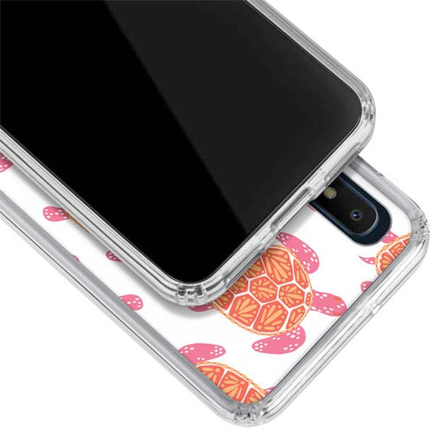 Cat Coq Sea Turtles Galaxy A10e Clear Case