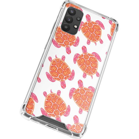 Cat Coq Sea Turtles Galaxy A32 5G Clear Case