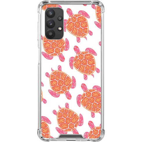 Cat Coq Sea Turtles Galaxy A32 5G Clear Case