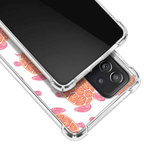 Cat Coq Sea Turtles Galaxy A52 5G Clear Case