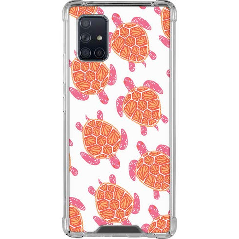 Cat Coq Sea Turtles Galaxy A71 5G Clear Case