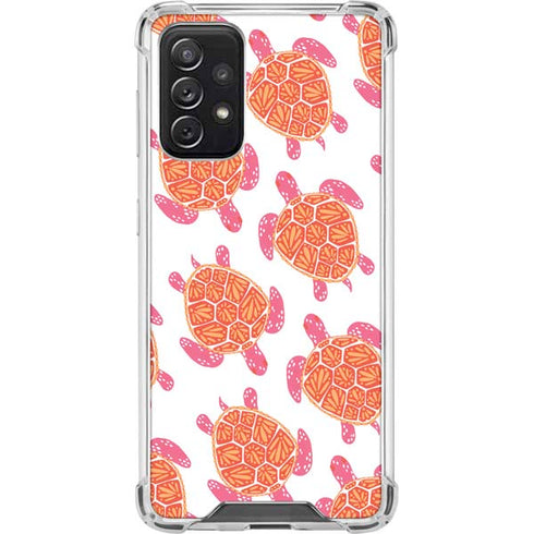 Cat Coq Sea Turtles Galaxy A72 5G Clear Case