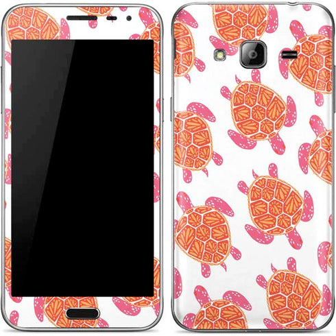 Cat Coq Sea Turtles Galaxy J3 Skin