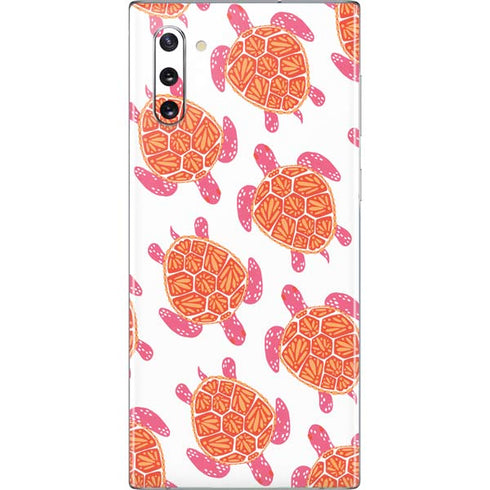 Cat Coq Sea Turtles Galaxy Note 10 Skin