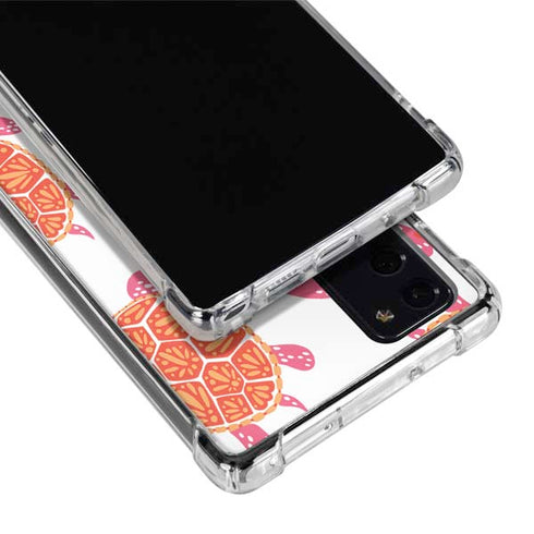 Cat Coq Sea Turtles Galaxy Note20 5G Clear Case