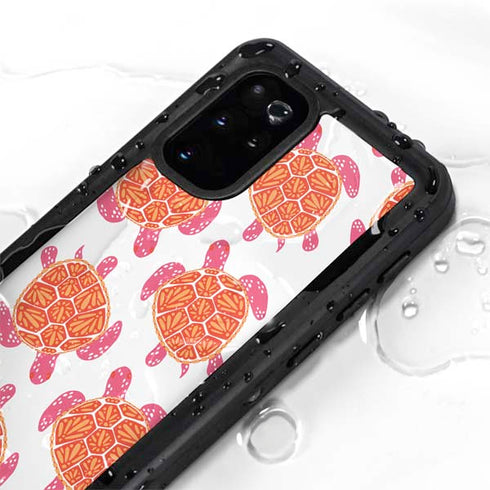 Cat Coq Sea Turtles Galaxy S20 Plus Waterproof Case