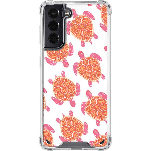 Cat Coq Sea Turtles Galaxy S21 5G Clear Case