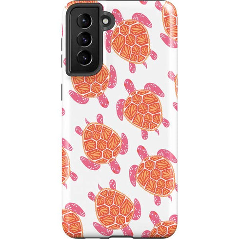Cat Coq Sea Turtles Galaxy S21 FE Pro Case