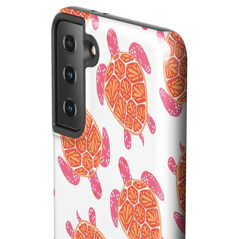 Cat Coq Sea Turtles Galaxy S21 Plus 5G Pro Case