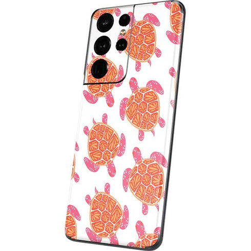 Cat Coq Sea Turtles Galaxy S21 Ultra 5G Skin