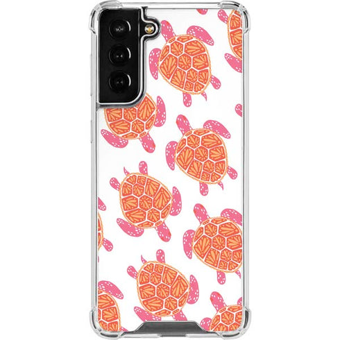Cat Coq Sea Turtles Galaxy S22 Plus Clear Case