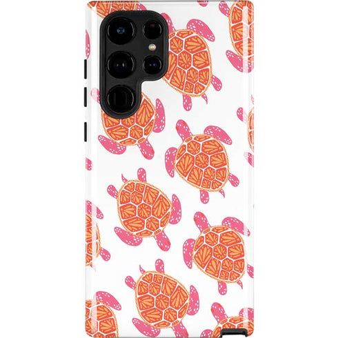 Cat Coq Sea Turtles Galaxy S22 Ultra Pro Case