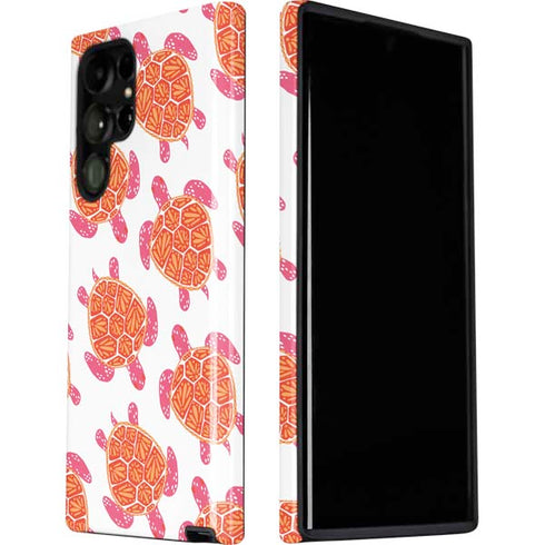 Cat Coq Sea Turtles Galaxy S22 Ultra Pro Case