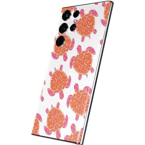 Cat Coq Sea Turtles Galaxy S22 Ultra Skin
