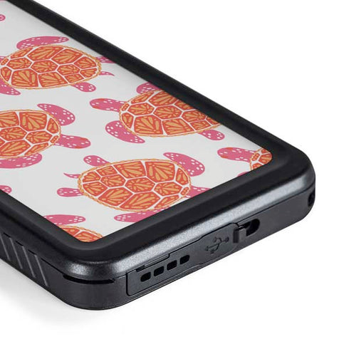 Cat Coq Sea Turtles Galaxy S23 Plus Waterproof Case