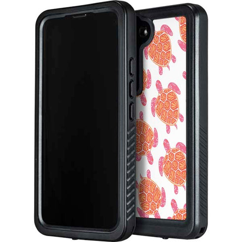 Cat Coq Sea Turtles Galaxy S23 Waterproof Case