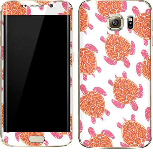 Cat Coq Sea Turtles Galaxy S7 Edge Skin