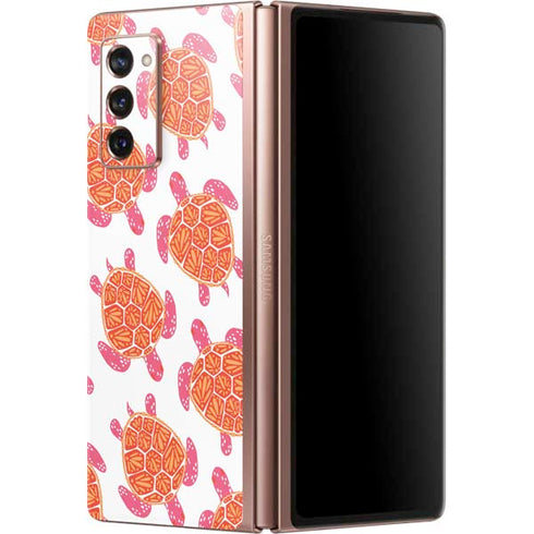 Cat Coq Sea Turtles Galaxy Z Fold2 5G Skin