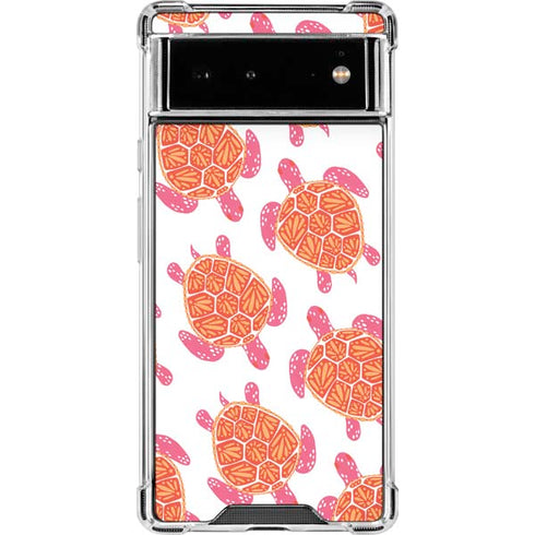 Cat Coq Sea Turtles Google Pixel 6 Clear Case