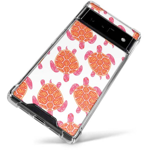 Cat Coq Sea Turtles Google Pixel 6 Clear Case