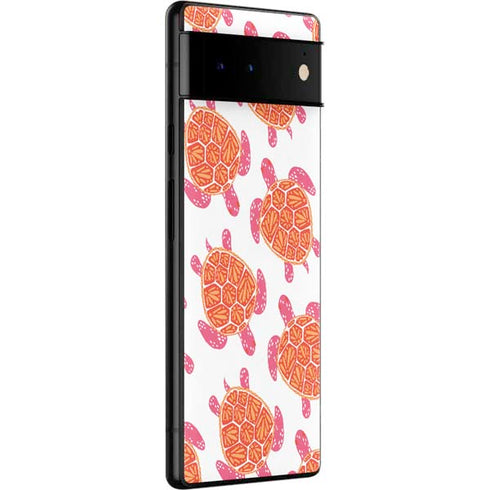 Cat Coq Sea Turtles Google Pixel 6 Skin