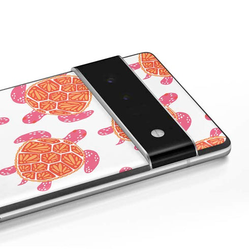 Cat Coq Sea Turtles Google Pixel 6 Skin