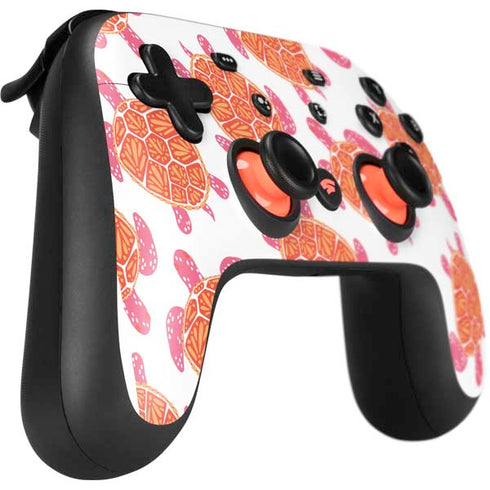 Cat Coq Sea Turtles Google Stadia Controller Skin