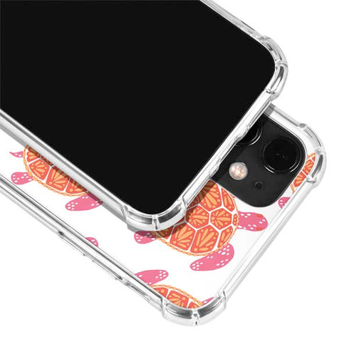 Cat Coq Sea Turtles iPhone 12 Clear Case