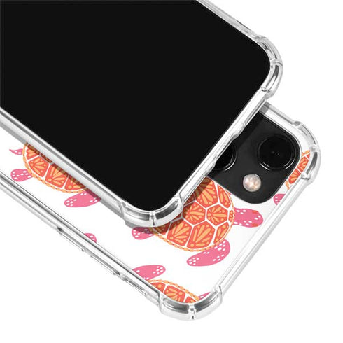 Cat Coq Sea Turtles iPhone 13 Mini Clear Case