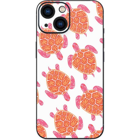 Cat Coq Sea Turtles iPhone 13 Mini Skin