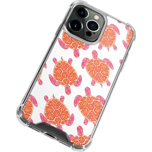 Cat Coq Sea Turtles iPhone 13 Pro Clear Case