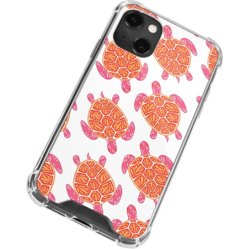 Cat Coq Sea Turtles iPhone 14 Plus Clear Case